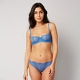 thumbnail image 3 of Journelle Women's Allegra Balconette Bra in Blue, 3 of 4