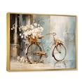 thumbnail image 2 of Designart "Bicycle Calm Pedaling I" Transportation Floater Framed Canvas Art Print, 2 of 7