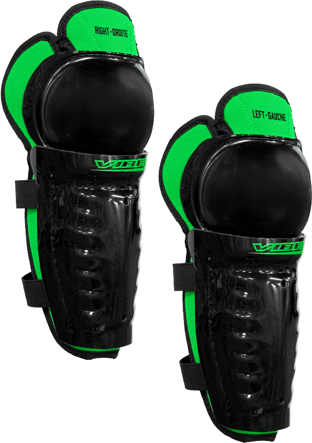 VIBE Hockey Youth Equipment 6 Piece Starter Set – Shoulder Pads, Elbow Pads, Hockey Pants & Shin Guards – Large/Extra-Large Ages 5-7