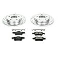thumbnail image 3 of PowerStop Rear Z23 Evolution Sport Carbon-Fiber Ceramic Brake Pad and Drilled & Slotted Rotor Kit Fits: MAZDA Select Models K124, 3 of 10