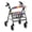 Colorful Tie Dye Patterns, variant on HELLHERO Stretchable Rollator Seat Back Cover Dust Proof Easy Installation Rollator Walker Seat and Backrest Covers Owl Forest Camo