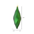 thumbnail image 3 of Vickerman M183124M 8 Po. Émeraude Mate Tourbillon Ornement 6 par Sac, 3 of 3
