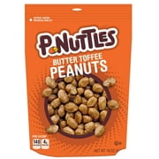 P-Nuttles Butter Toffee Covered Peanuts, Sweet Salty Snack, Toffee Peanuts, Toffee Nuts, Made in the USA, Kosher, Peanuts Sweet, Party Snack, Nuts Gift, Sweet Snack (18 Ounce Resealable Bag)