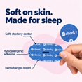 thumbnail image 3 of Cheeky Mouth Tape for Sleeping with Travel Case, Anti-Snoring Strips for Nasal Breathing,  Blue , 60 Count, 3 of 6