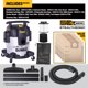 thumbnail image 5 of Aspiradora de taller DEWALT Stealthsonic de 5 litros para uso húmedo y seco, 4 HP, con accesorios, 5 of 8