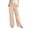 1-Khaki, variant on Flannel Pajama Pants Women Thick Solid Elastic Waist Loose Fleece Lounge Pants Winter Warm Casual Cozy Sleep Bottoms with Pockets