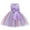 5-Purple, variant on Toddler Baby Girl Princess Dress Fashion Short Sleeved Bow Princess Dress Girls Skirt Party Formal Dress Mesh Lace Dress (3-9Years)