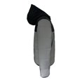 thumbnail image 4 of Chamarra George Talla 4 Acolchada Líneas con Capucha Gris, 4 of 4