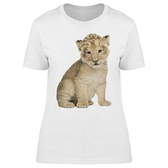 Amazing Baby Lion T-Shirt Women -Image by Shutterstock, Female Medium