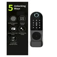 thumbnail image 4 of Tuya Waterproof Outdoor Smart Door Lock Garden Fingerprint Lock Remote Digital IC Card Unlock Electronic Rim Lock For Home ,More Secure, 4 of 6