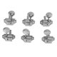 thumbnail image 2 of 6Pcs Guitar String Tuning Peg Metal Tuner Key Machine Head Set Kit for Acoustic Electric Silver, 2 of 5