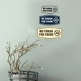 thumbnail image 5 of Signs ByLITA Fancy No Fumar Por Favor Sign (Brushed Gold) - Small, 5 of 8
