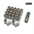 thumbnail image 3 of 24PCS Stainless Steel Wheel Nuts Lug Nuts Hex M12*1.25 35mm, 3 of 4
