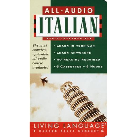 Pre-Owned All-Audio Italian Cassette (LL(R) All-Audio Courses) (Unknown) 0609601350 9780609601358
