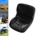 thumbnail image 5 of Universal Seat Replacement, Compact High Back Tractor Seat, Black Vinyl Forklift Seat, Skid Steer Seat with Pre-Drilled Holes, for Forklifts, Tractors, and Anti-Skid Loaders, 5 of 14
