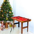 thumbnail image 2 of Costway 48" Mini Table Top Pool Table Game Billiard Set Cues Balls Gift Indoor Sports, 2 of 10