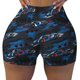 thumbnail image 2 of Fotbe Blue Sports Car Shorts Sin Costuras – Shorts Deportivos de Cintura Alta para Mujer, Elásticos para Gimnasio, Yoga, Running o Ciclismo-Medium, 2 of 8