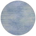 thumbnail image 2 of Addison Rugs Chantille Indoor/Outdoor Transitional Lines Denim Washable Round Rug, 8' x 8', 2 of 6