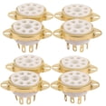 thumbnail image 1 of 8PC 8 Pin Ceramic Socket Tube Top Vacuum Octal Value for KT88 EL34 6V6 6650 274B, 1 of 5