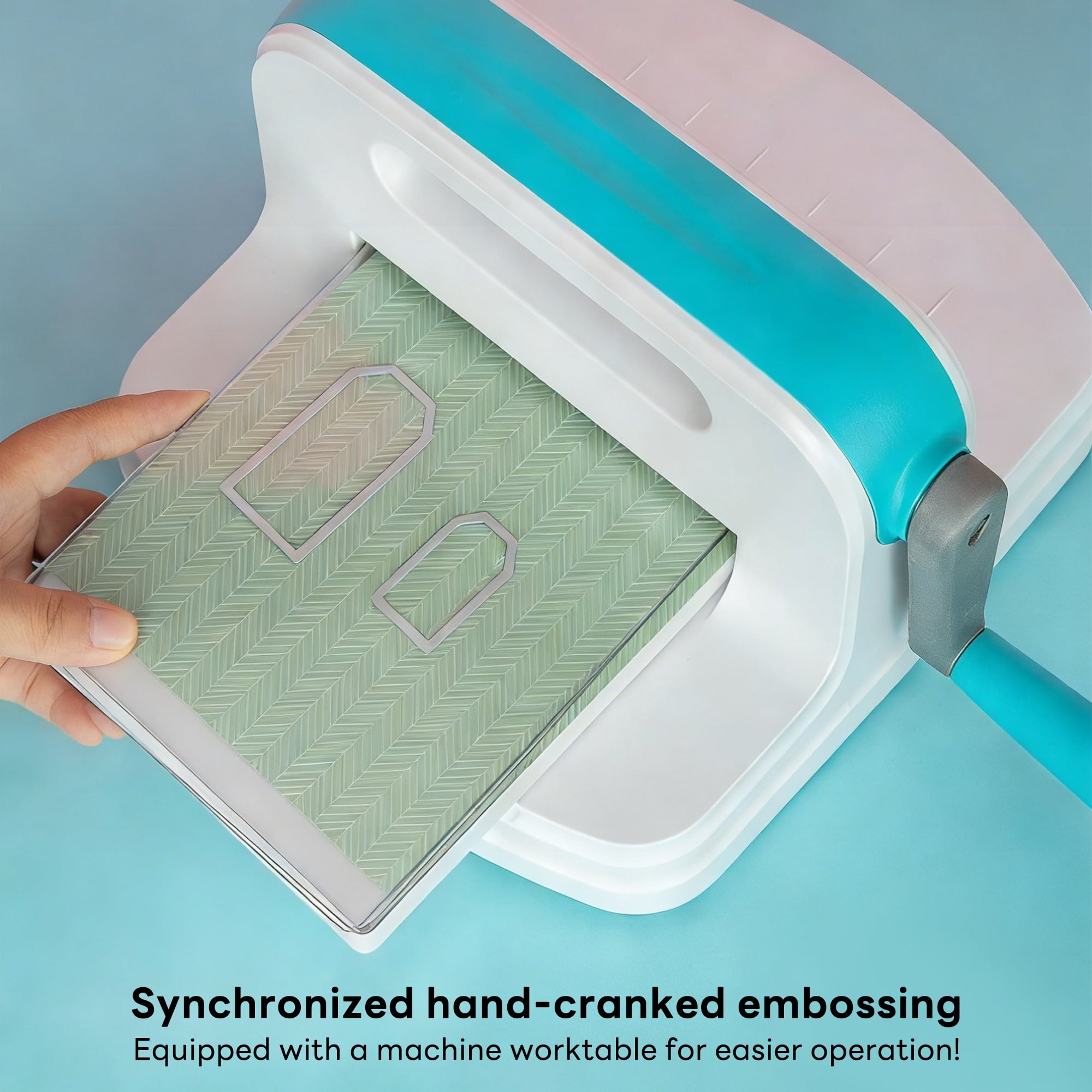 INSMART Die Cutting Machine,Manual Embossing Machine with Starter Kit,Die cutting and Embossing Machine for Card Making, Scrapbooking, DIY Crafts