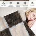 Checkered Pattern Blanket Father's Day Gift Indoor Blanket Autumn Soft