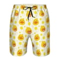 thumbnail image 3 of Fuzoiu Ducky Cartoon Print Men's Beach Shorts,Men's Swim Trunks,Quick Dry Board Shorts with Pockets,Men's Bathing Suits for Surfing, Running, and Casual Wear-3X-Large, 3 of 6
