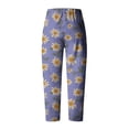 thumbnail image 5 of successthop Womens Plus Size Capris Trendy Oversized Wide Leg Cropped Bottoms with Pockets Floral Trendy Summer Pants, 5 of 5