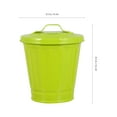 thumbnail image 4 of Zhiyie 1pc Creative Tabletop Trash Can Lovely Waste Bin Small Flower Pot with Lid, 4 of 10