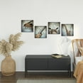 thumbnail image 3 of 4 Panel Music Canvas Wall Art Vintage Piano Guitar Drum Set Saxophone Pictures Stretched Canvas Framed Art Abstract Music Notes Posters Artwork for Modern Home Bedroom Living Room Decor, 3 of 6