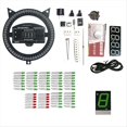 thumbnail image 1 of Kit de Reloj Electrónico DIY con LED Giratorio DS1302, Pantalla de Tiempo y Temperatura, para Aprender A Soldar, Practicar Soldadura C, 1 of 5