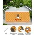 thumbnail image 2 of Thanksgiving Garage Door Banner Cover 6 x 13 ft, Happy Fall Y''all Farm Gnome Pumpkin on Buffalo Plaid Garage Door Decorations Holiday Christmas Backdrop Decor for Winter New Year Xmas Party, 2 of 6