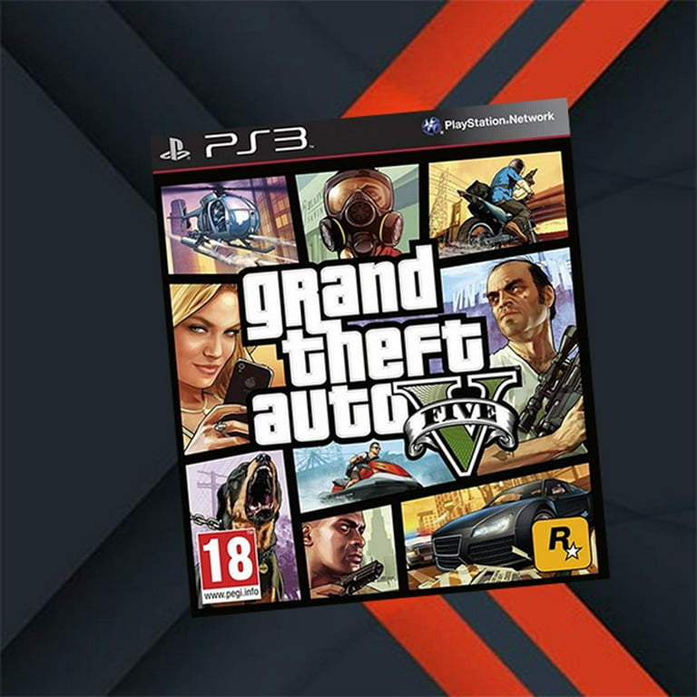 GTA 5 Grand Theft Auto V Jogos Ps3 PSN Digital Playstation 3