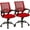 Red, variant on CL.HPAHKL Mesh Office Chair with Wheels, Adjustable Ergonomic Computer Desk Chair with Lumbar Support & Armrest, Comfortable Swivel Rolling Chair for Home Office Work Study, 2 Pack, Orange