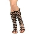 thumbnail image 1 of New Women Indulge Athena-I Knee High Strappy Flat Gladiator Sandal, 1 of 4