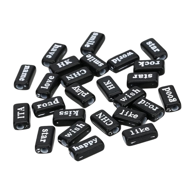 KLKCMS 100pcs Acrylic Child Crafts Beads Necklace Bracelets Beading Accessory Gift group 2