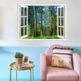 thumbnail image 2 of IDEA4WALL Wall Murals for Bedroom Fake Window View Forest Removable Wallpaper Peel and Stick Wall Stickers - 24x32 inches, 2 of 4
