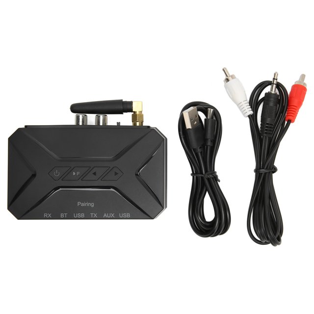 Transmisor receptor de sonido Bluetooth 2 en 1, 164 pies, RCA, AUX, 3,5mm, adaptador USB de sonido Bluetooth para transmisión de sonido