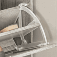 thumbnail image 4 of SoBuy FSR137-HG, Grey 2 Drawers Shoe Cabinet Shoe Rack Shoe Storage Cupboard Organizer Unit, 4 of 6