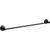 Baldwin 18" Towel Bar, Matte Black