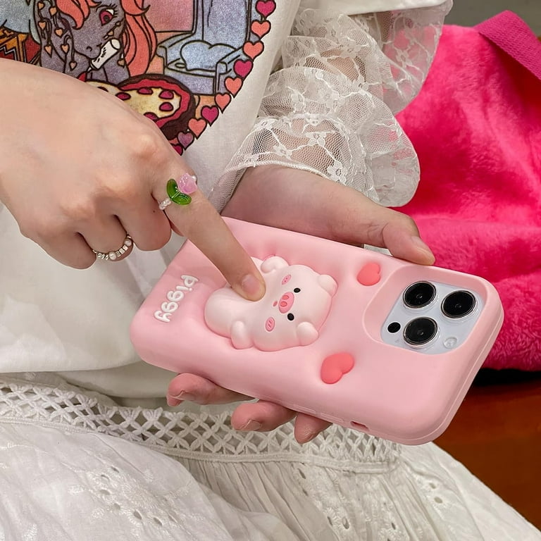Kawaii Phone Cases Apply to iPhone 14,Cute Cartoon Pig Phone Case 3D Funny Pink Pig Case for Women Girls Soft Silicone Shockproof Cover for iPhone 14 - Walmart.com Kawaii Phone Cases Apply to iPhone 14,Cute Cartoon Pig Phone Case 3D Funny Pink Pig Case for Women Girls Soft Silicone Shockproof Cover for iPhone 14 - Walmart.com