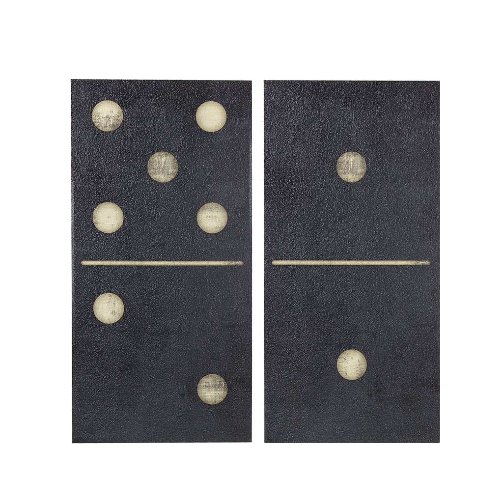 MAYEERTY 2-Piece Canvas Wall Art Set - Polka Dot Texture Painting