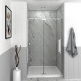 thumbnail image 3 of Transolid IPD487610C-R-PC Irene 44-48 in. W x 76 in. H Pivot Shower Door in Polished Chrome with Clear Glass, 3 of 4