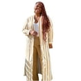 thumbnail image 2 of Women's Plus Size Striped Maxi Dress/Duster, 2 of 2