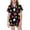 Black, variant on Outfit Sets for Girls Halloween Elements Print Short Sleeve Shirt Shorts Loungewear 2 Piece Outfits Size 2-3Y