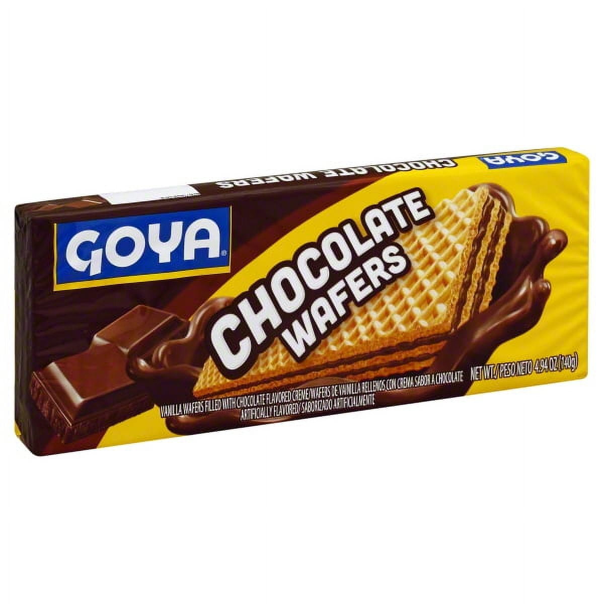 (8 pack) GOYA Chocolate Wafers 4.94 Oz