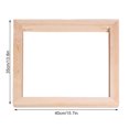 thumbnail image 2 of Cuadros de pared Marco de pintura artística Barras interiores de madera Marco de lienzo artístico para bricolaje, 35x40cm seitruly LF0074-20B, 2 of 6