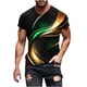 thumbnail image 1 of Mens Camisetas Casual Cuello Redondo Impresión Suéter Fitness Pantalones Cortos Mangas Blusa, 1 of 5