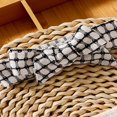 thumbnail image 4 of Bébé Fille 2-Pièces Tenue Mouche Manches Plaid une Ligne Robe avec Bandeau, 4 of 9