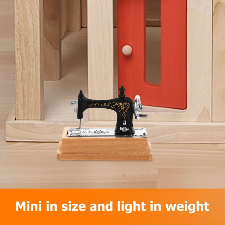 GOOHOCHY Mini Sewing Machine for Decoration with Vintage Style