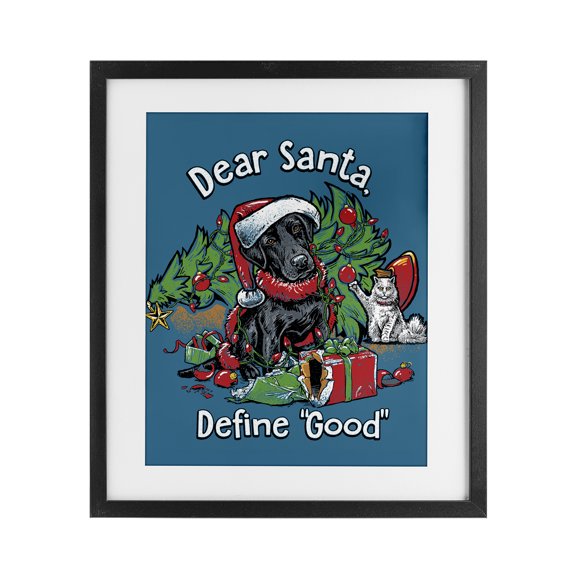 Stupell Industries Cottage Define Good Vintage Puppy Black Framed Print Under Glass, 13 x 16, by Jedco Brands Inc.